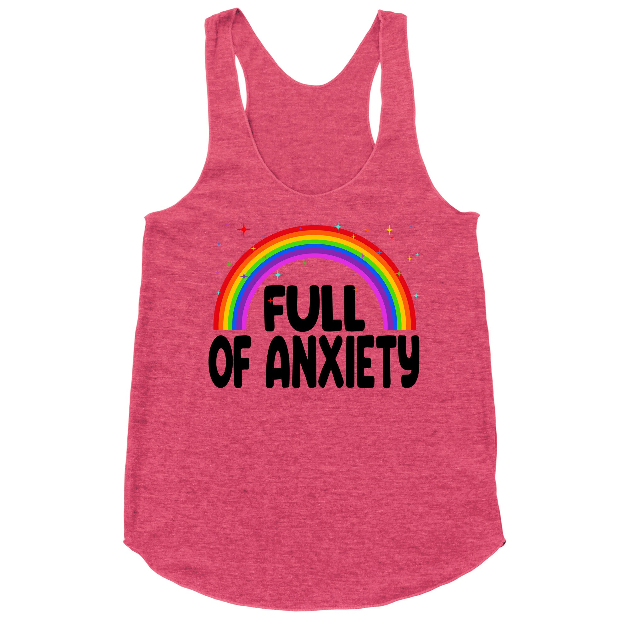 Full Of Anxiety Racerback Tank